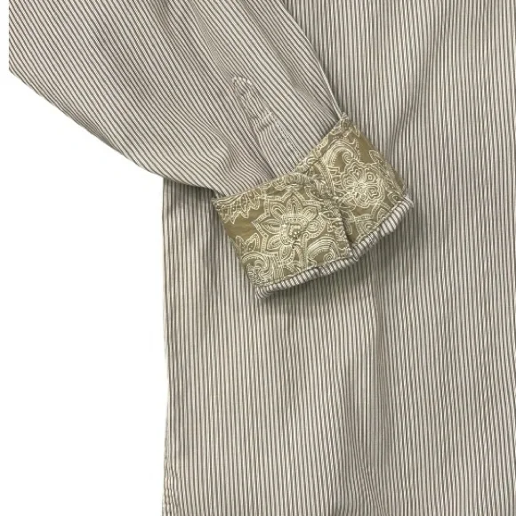 Cinch Mens Size Long Sleeve Button Up Casual Western Shirt Size XL - Picture 4 of 10